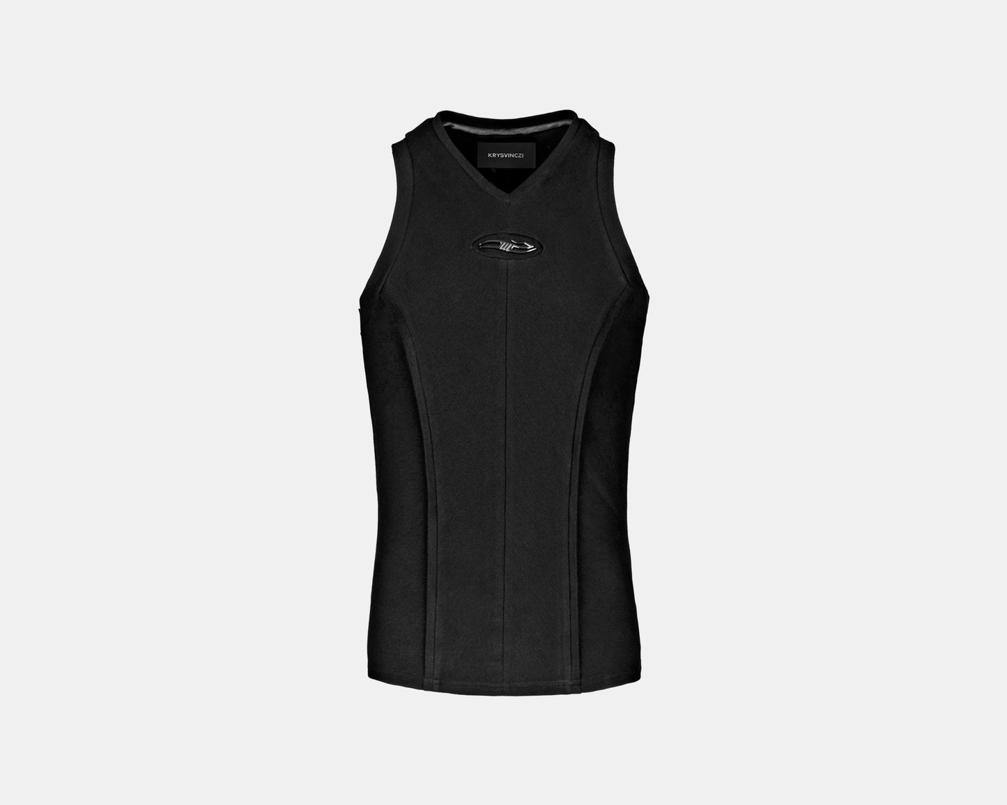 KNIT TANK TOP BLACK