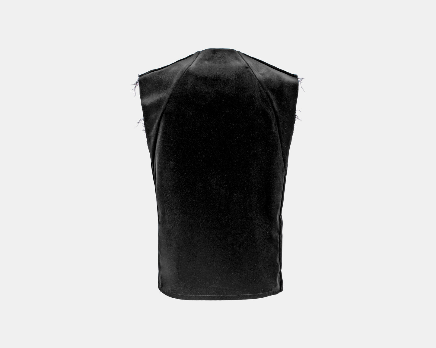 ZIP SLEEVELESS SHIRT WHITE