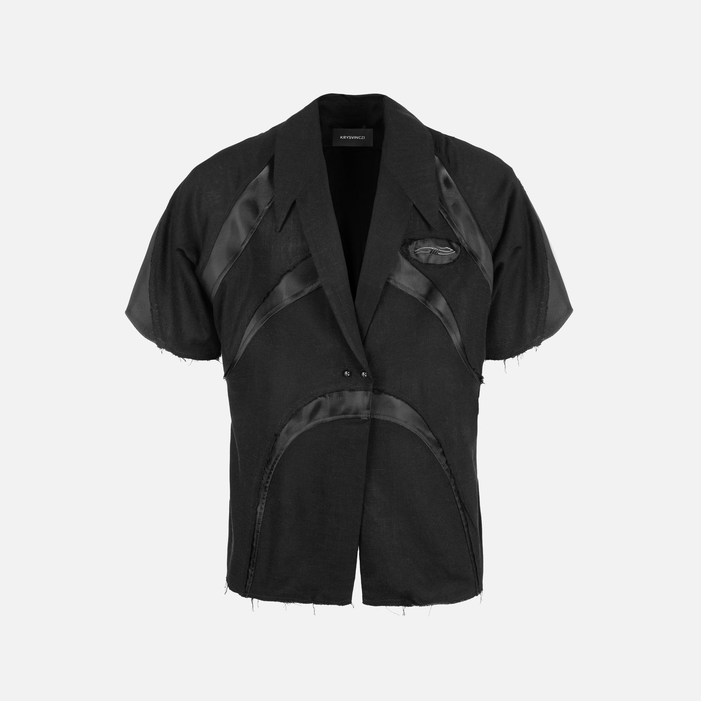LINEN SHIRT BLACK