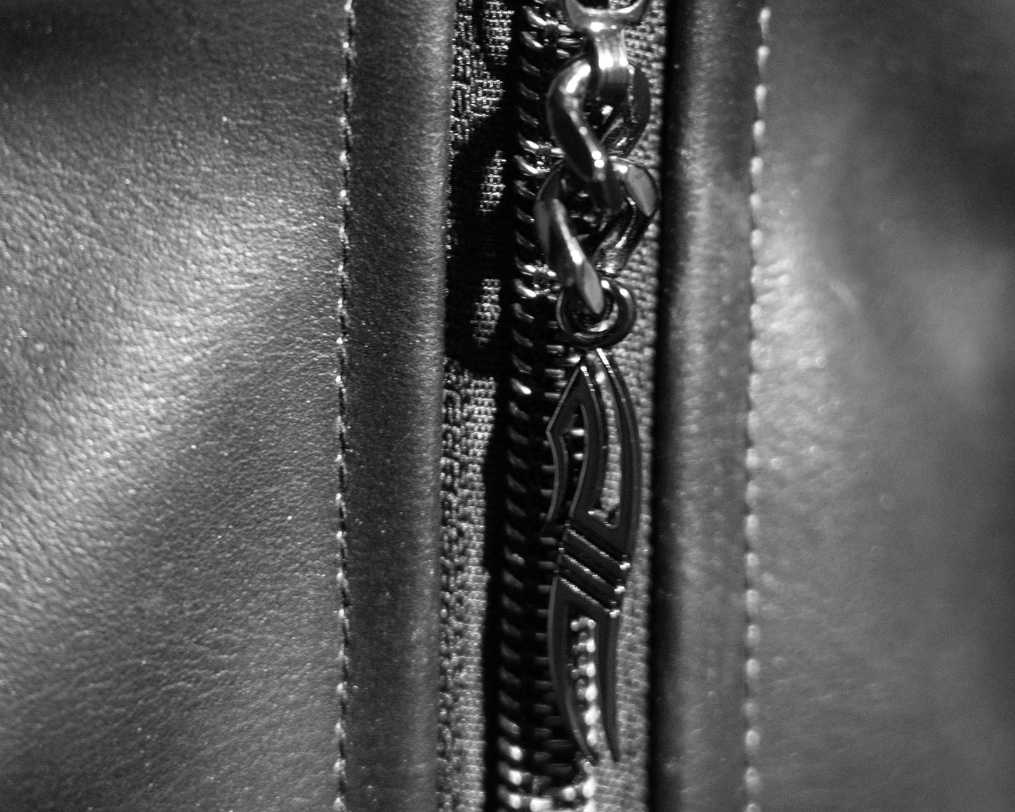 VEINS LEATHER JACKET