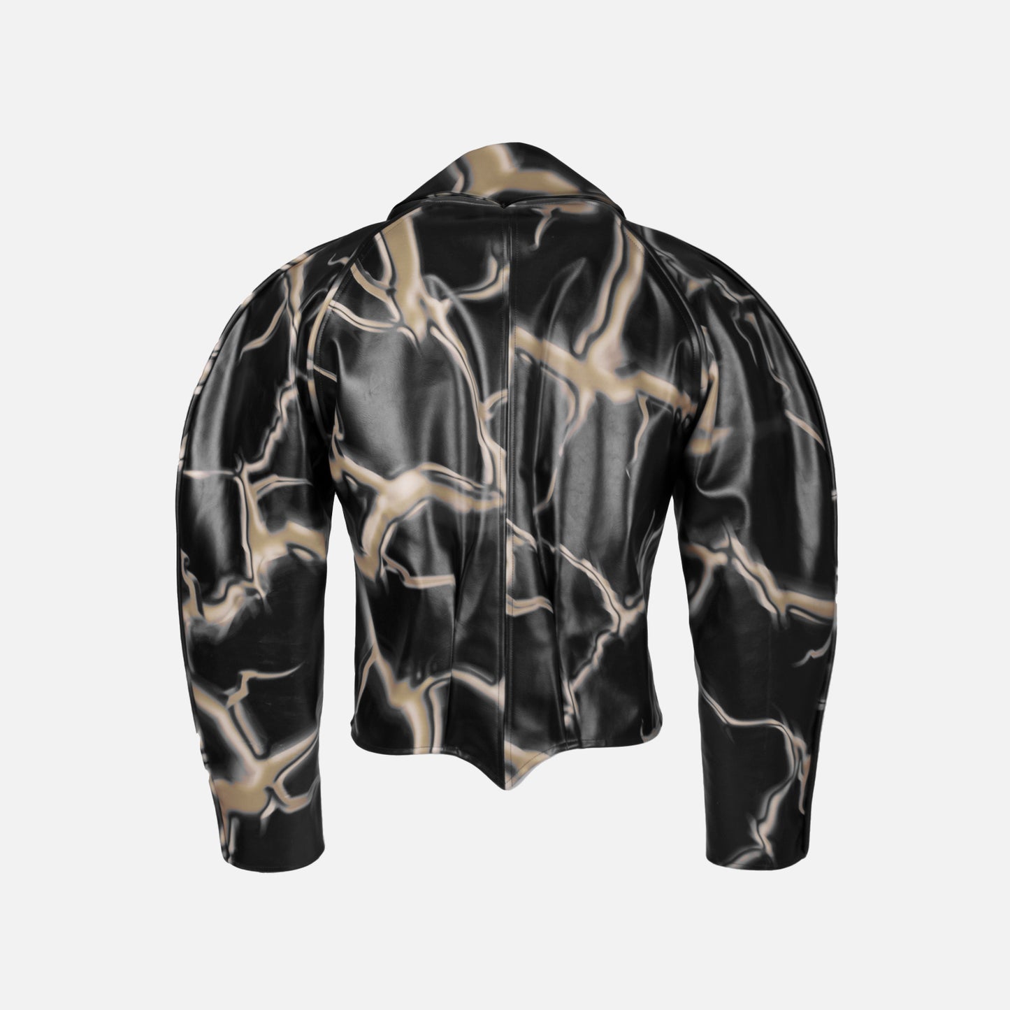 VEINS LEATHER JACKET