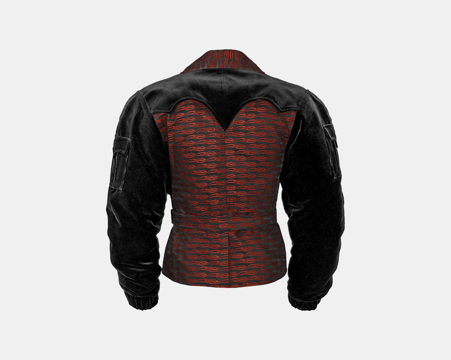 MEISSEN BOMBER RED