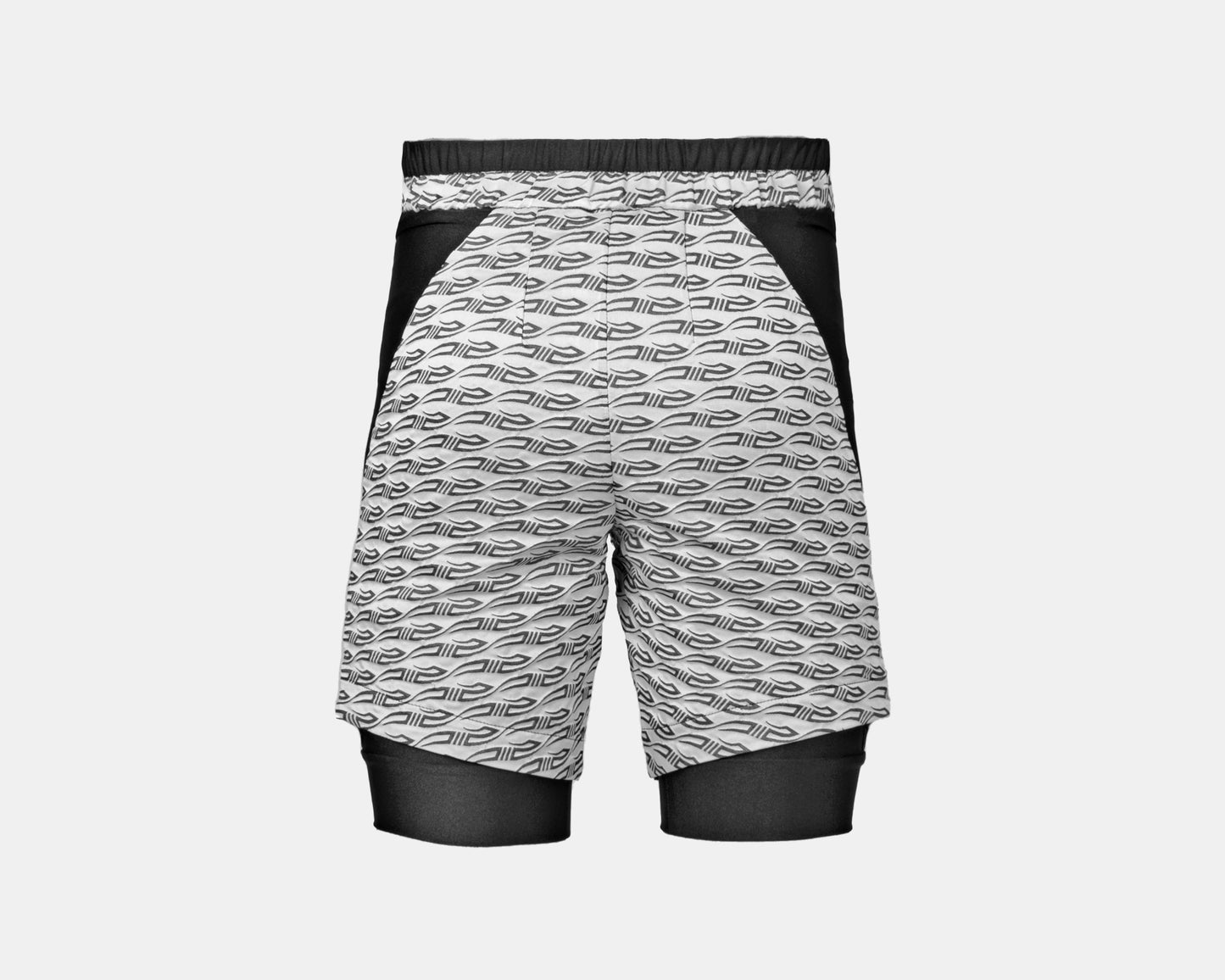 MONOGRAM SHORTS WHITE
