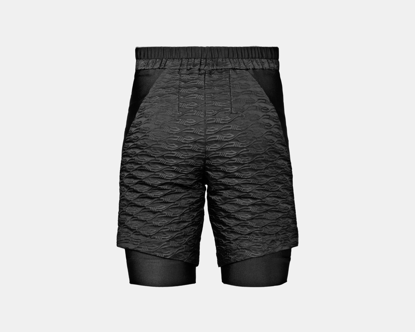 MONOGRAM SHORTS BLACK