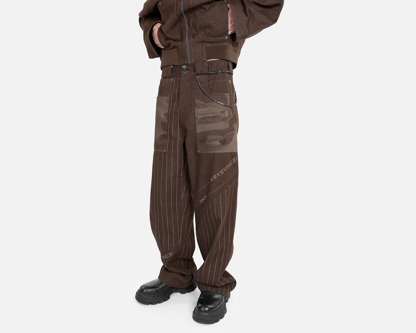 911 CARRERA PANTS BROWN