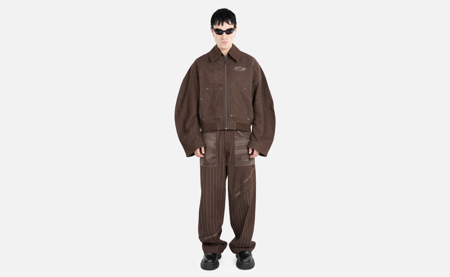 911 CARRERA PANTS BROWN