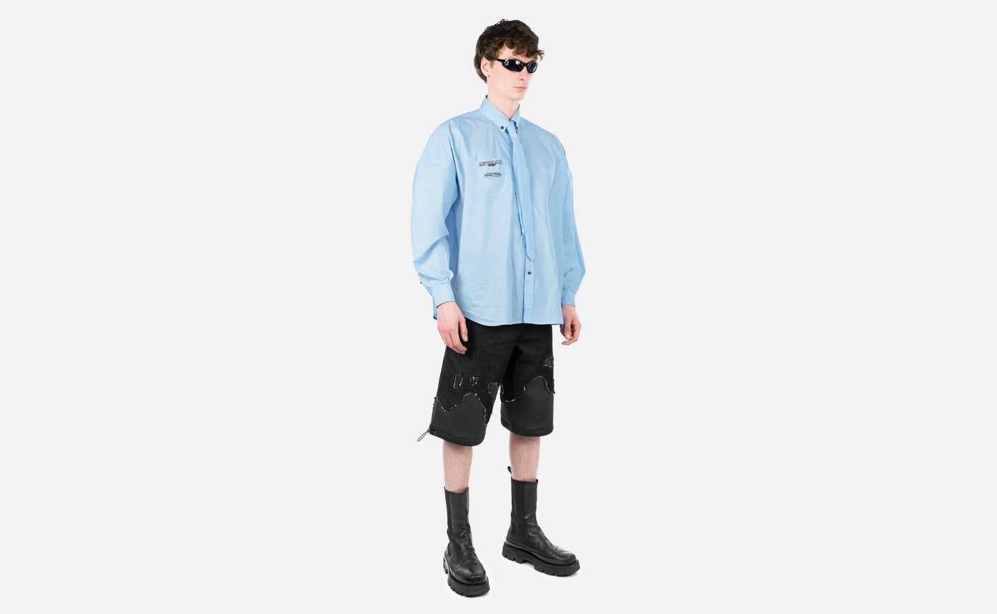 HG DENIM SHORTS BLACK