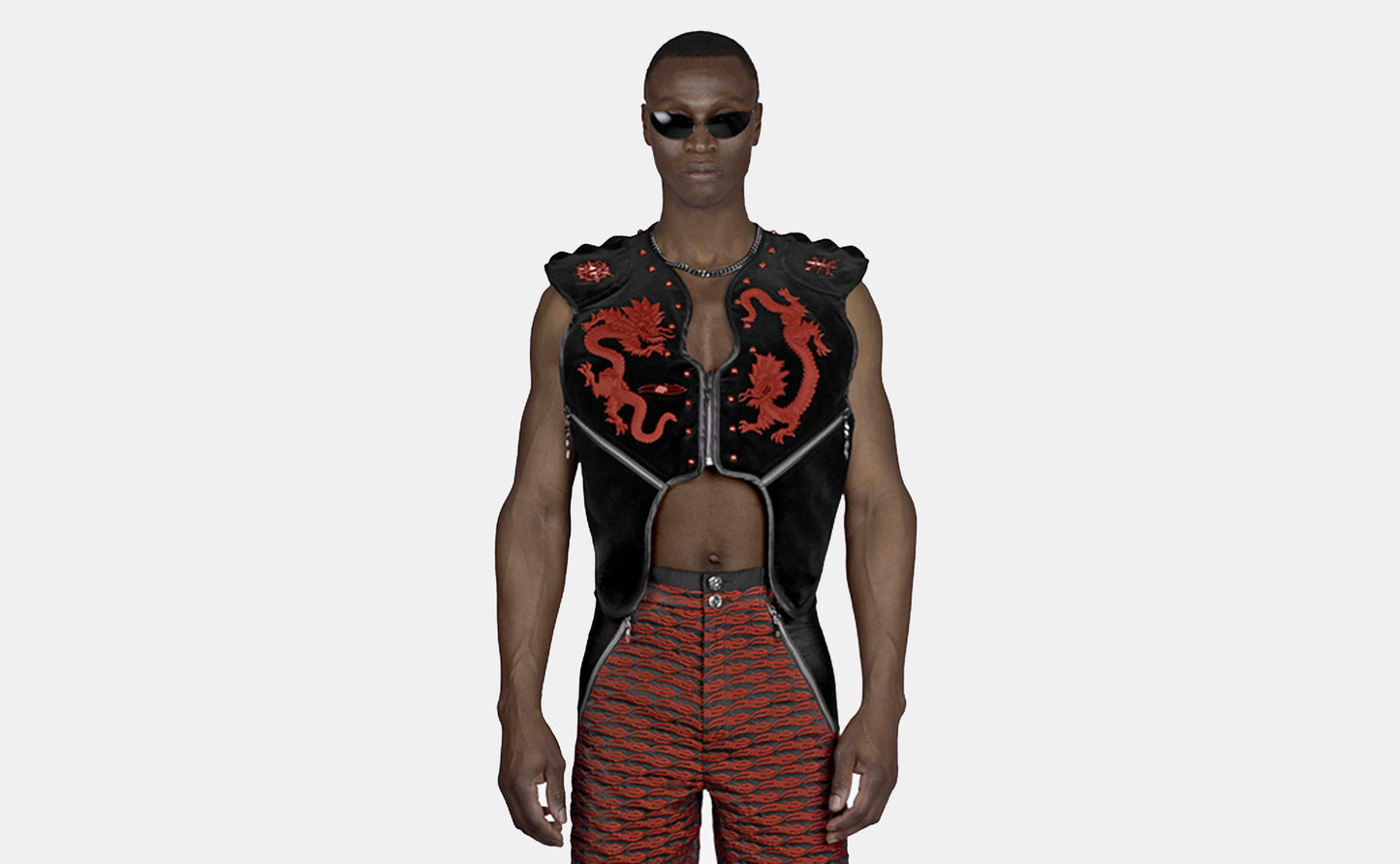 MEISSEN VEST RED