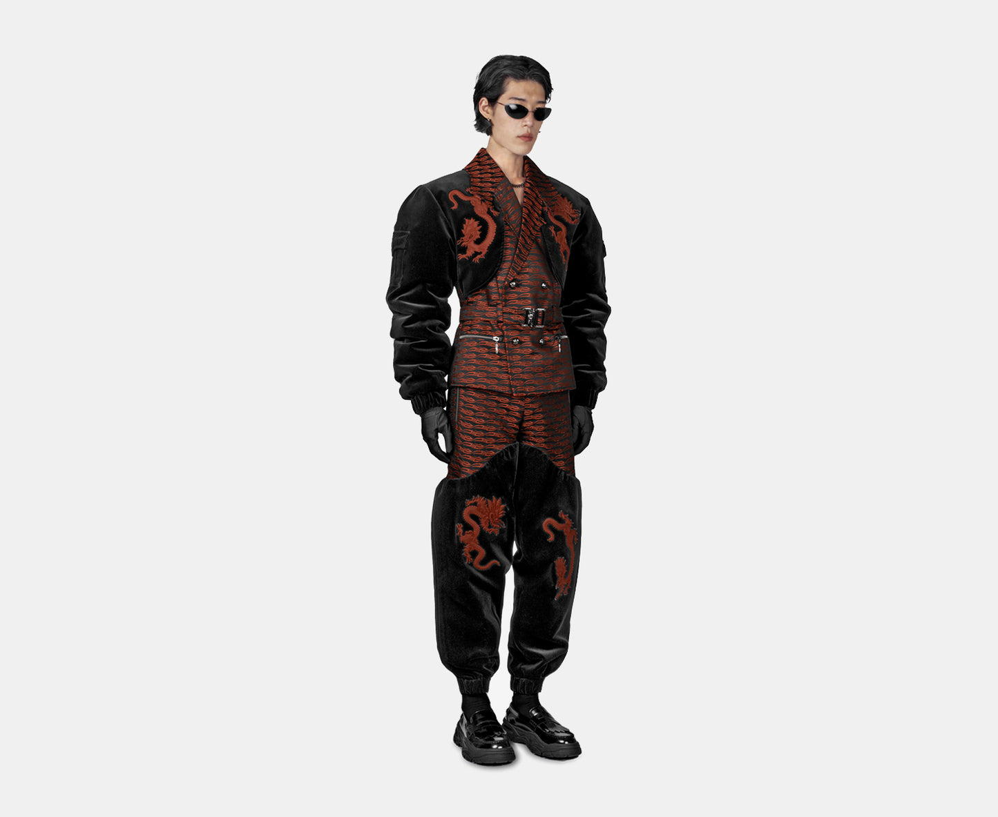 MEISSEN BOMBER RED