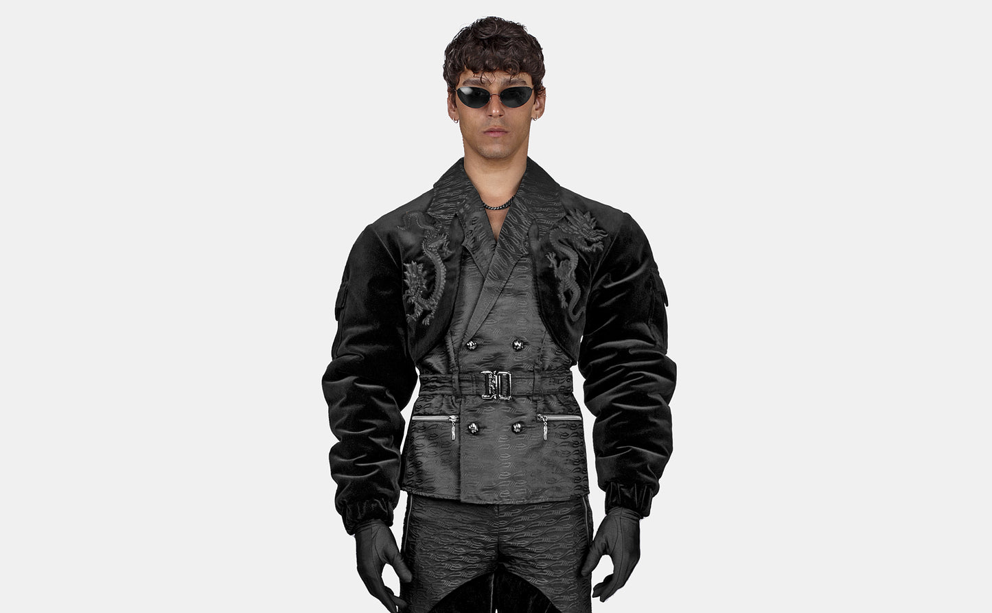 MEISSEN BOMBER BLACK