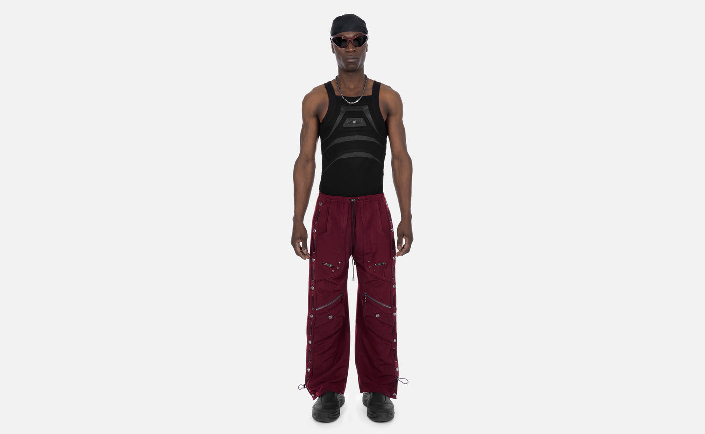 TRACK PANTS BORDEAUX