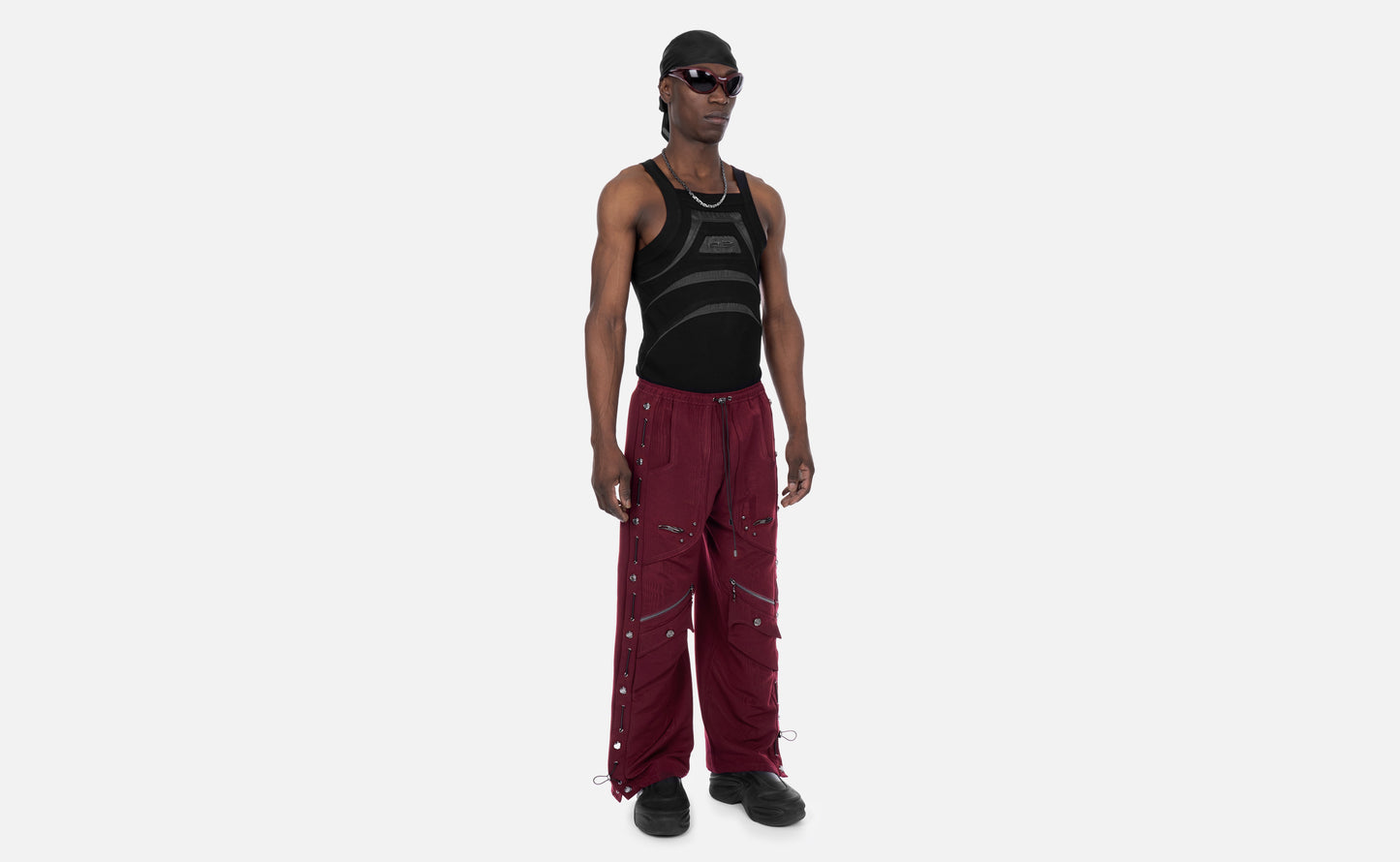 TRACK PANTS BORDEAUX