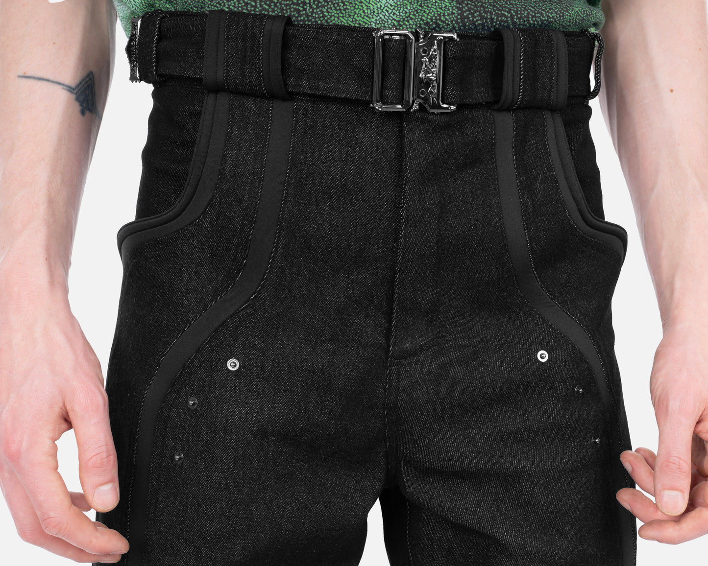 WERK DENIM PANTS BLACK