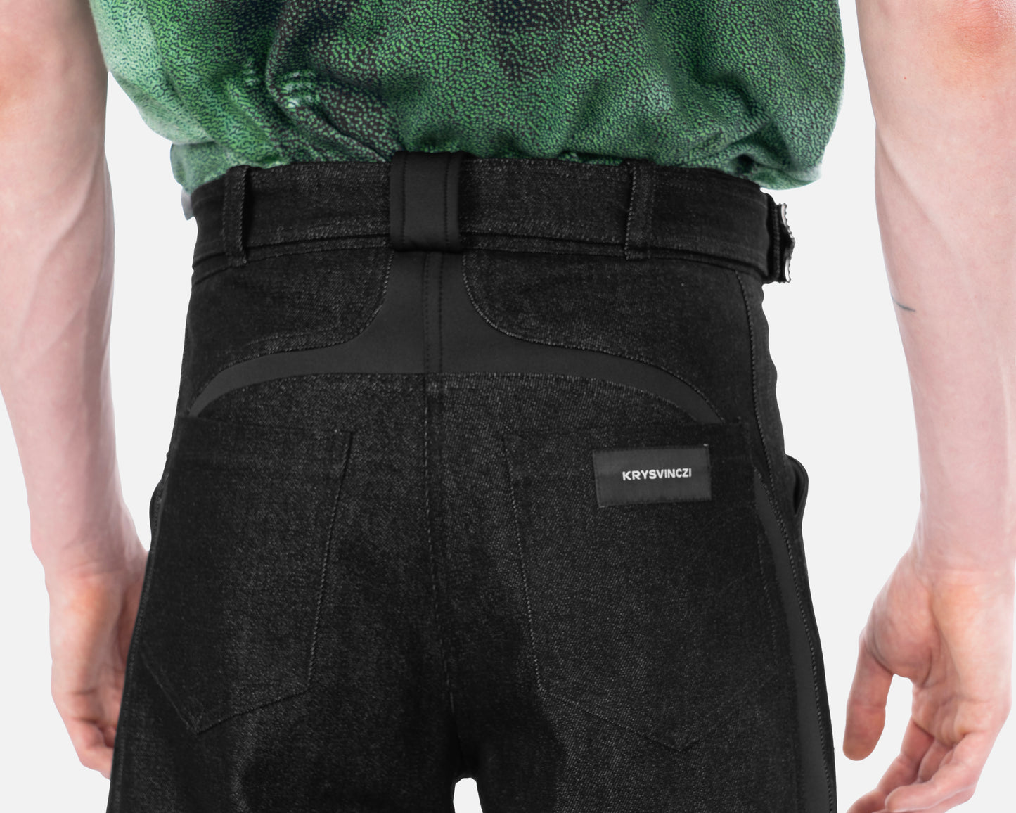 WERK DENIM PANTS BLACK