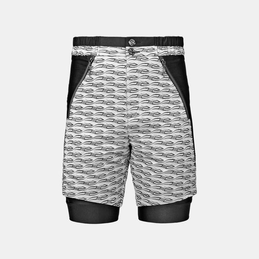 MONOGRAM SHORTS WHITE