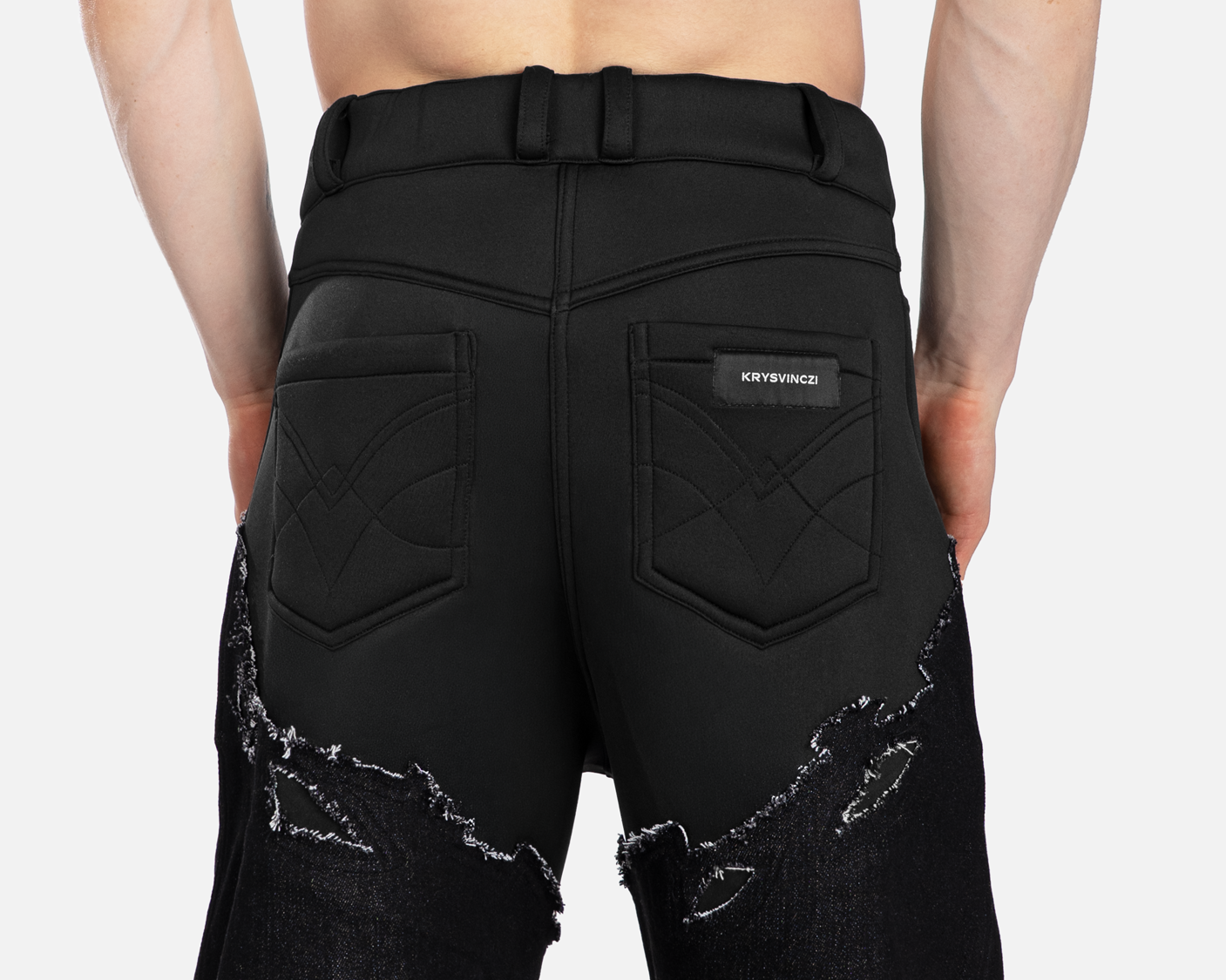 BLADE DENIM PANTS BLACK