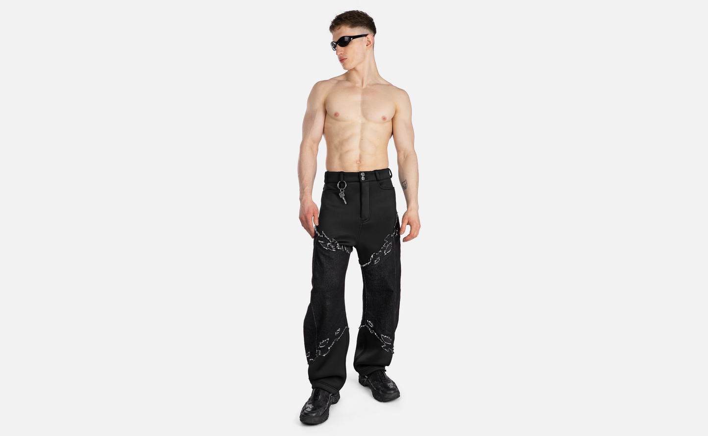 BLADE DENIM PANTS BLACK