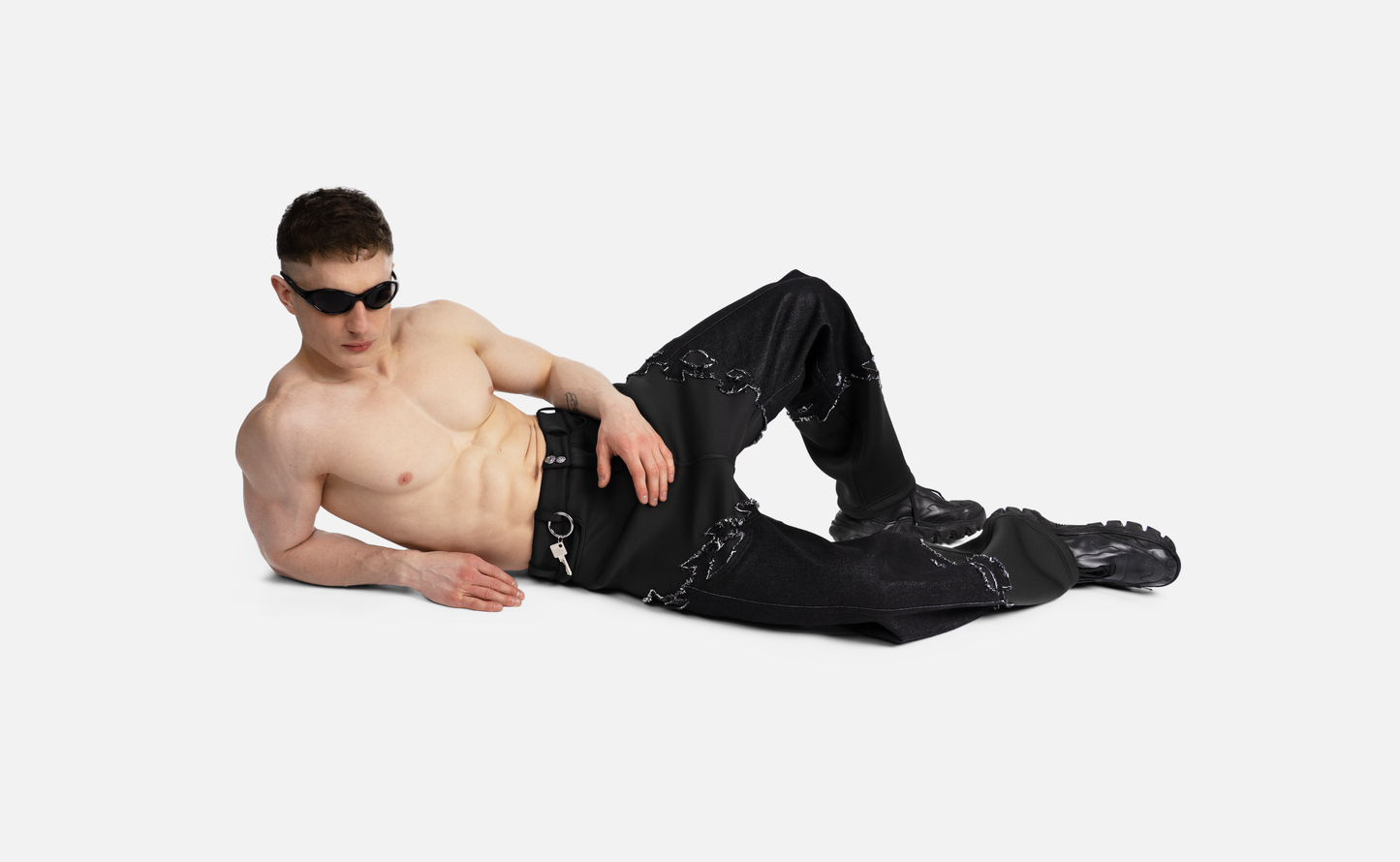 BLADE DENIM PANTS BLACK