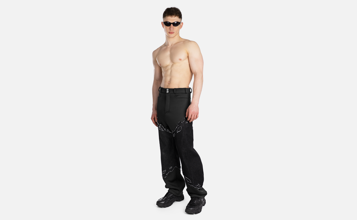 BLADE DENIM PANTS BLACK