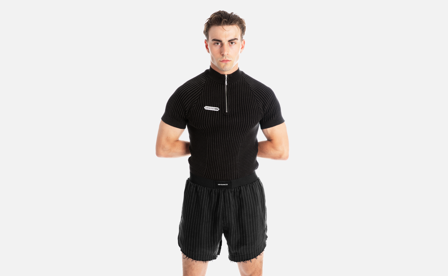 CONTINENTAL PINSTRIPE SHORTS