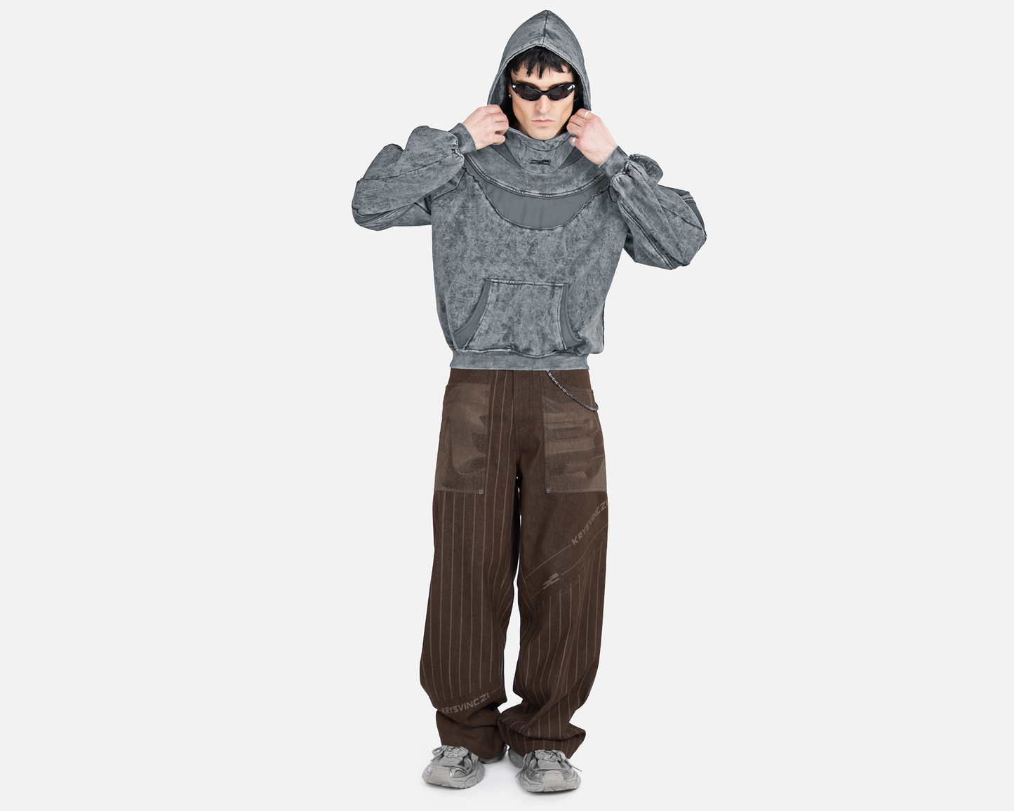 KET ACID HOODIE GREY