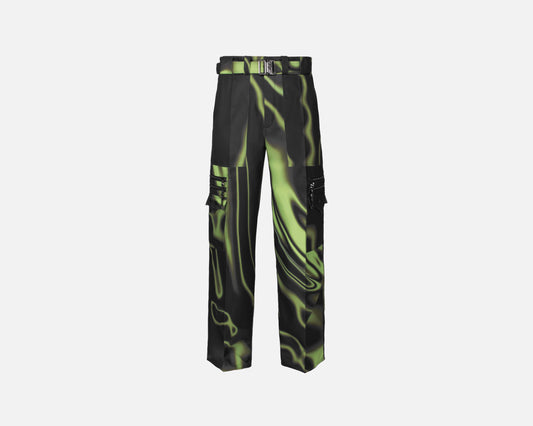 LIME CARGO PANTS
