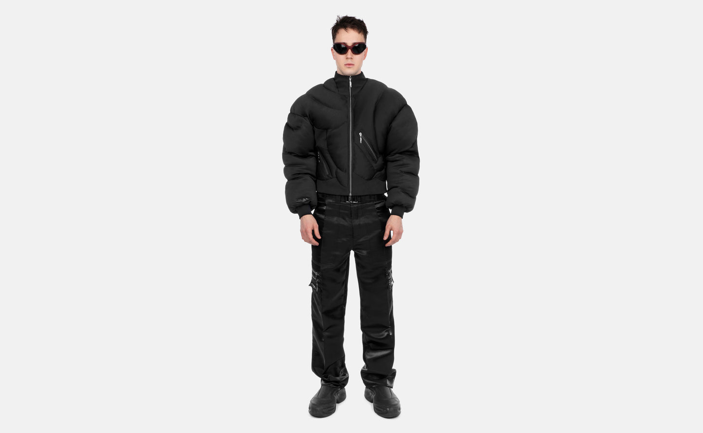 ABSTRACT PUFFER JACKET