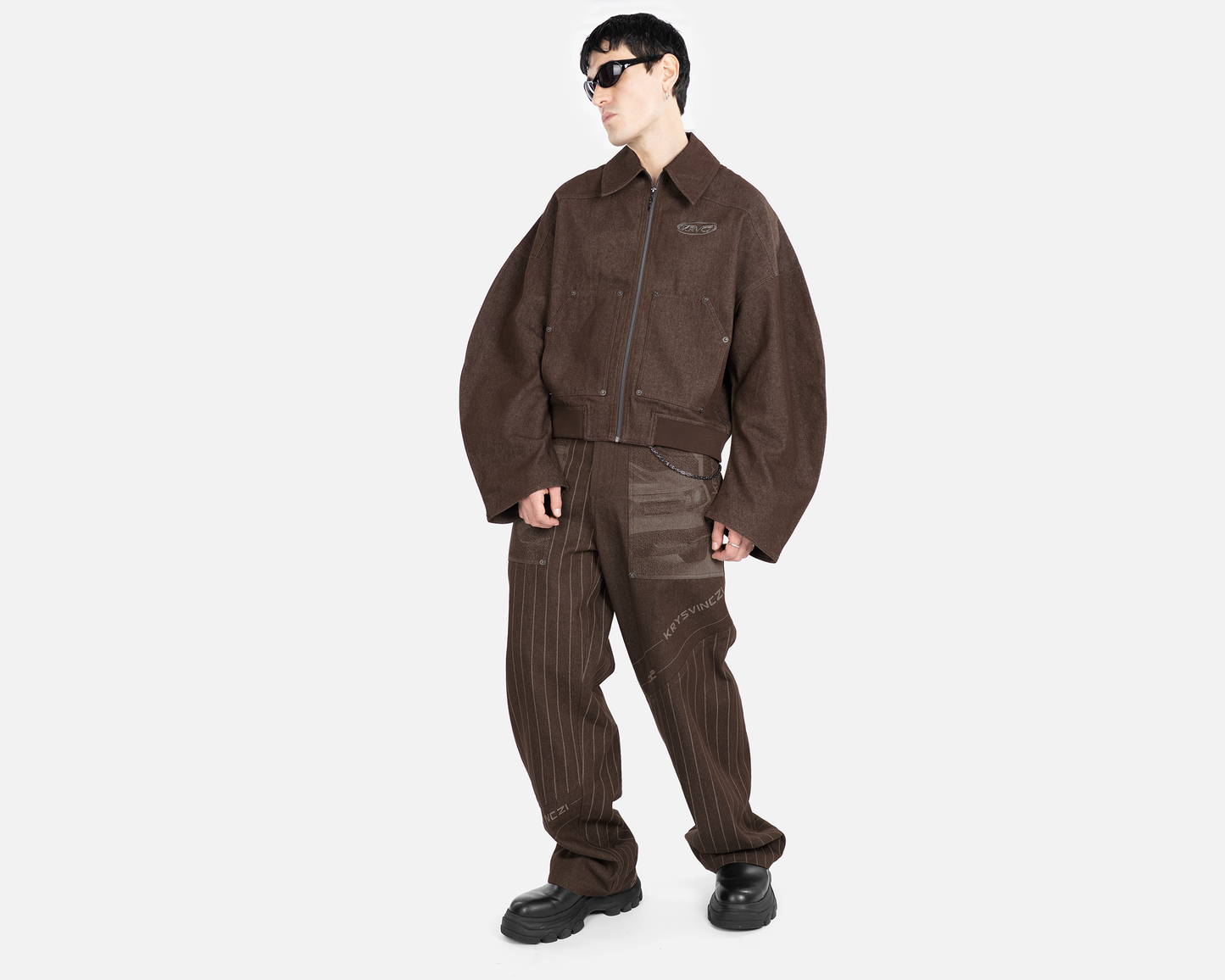 911 CARRERA PANTS BROWN